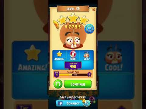 Angry Bird Pop Level 35 to 36