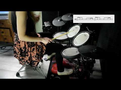 Fill-In Friday Folge 95 🎵 4/4 Schlagzeug Fill mit Sechzehntelnoten und Achtelnoten [Roland E-Drums]