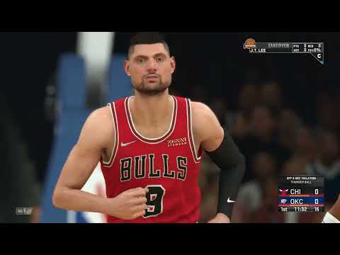 NBA 2K22 THUNDER VS BULLS