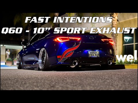 Fast Intentions - Bagged Q60 VR30DDTT Sport Exhaust