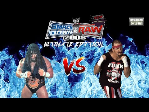 Smackdown! Vs Raw 2008: Ultimate Edition Matches #11 - Tazz Vs Terry Funk - ECW Extreme Rules Match