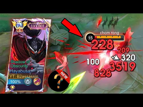 WTF DAMAGE!! HAYABUSA BEST BUILD AND EMBELM SET (best epic comeback)
