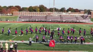Lenape Valley Regional Marching Band 2015 "Dawn of the Dragon" Closer @ Union HS