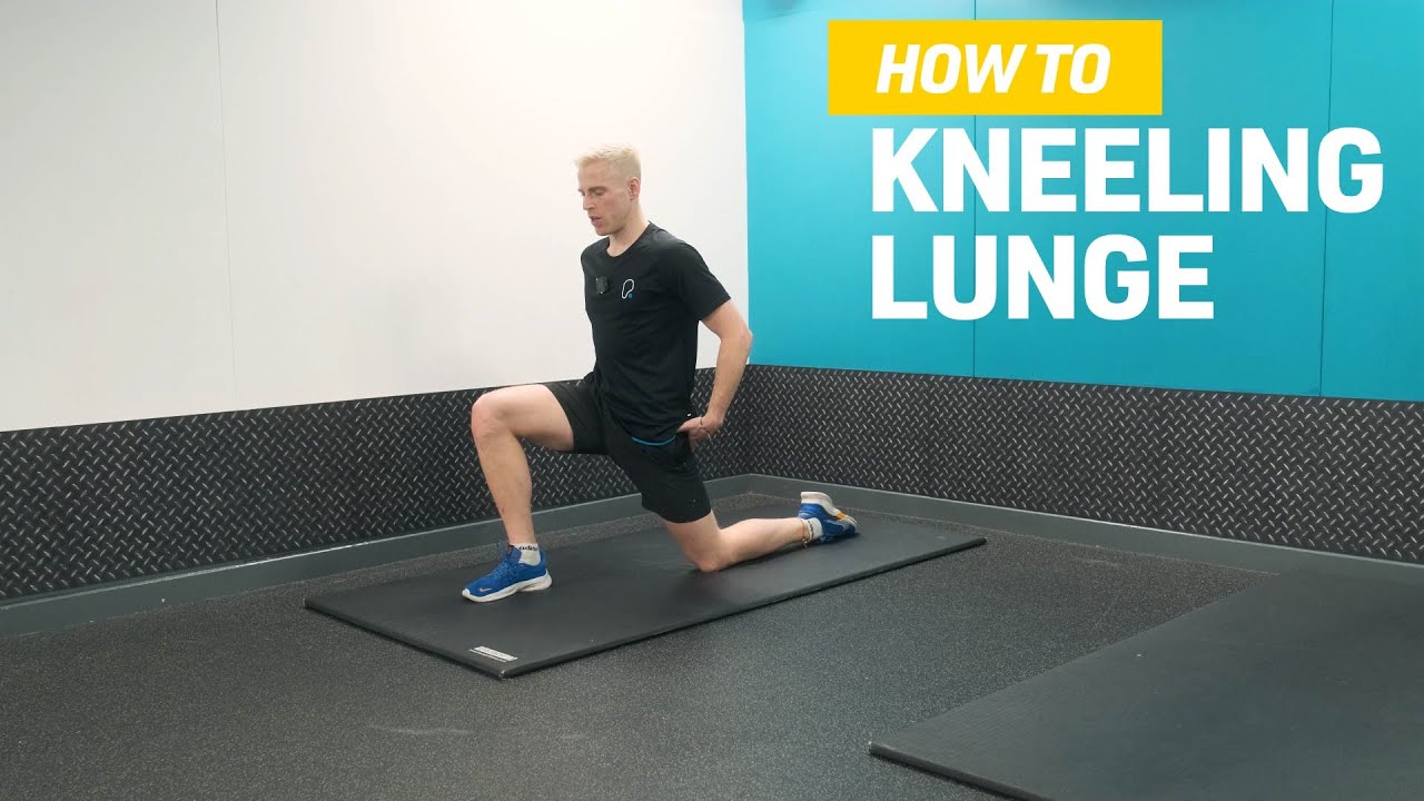 How To Do Kneeling Lunge (Hip Flexor Stretch) - YouTube