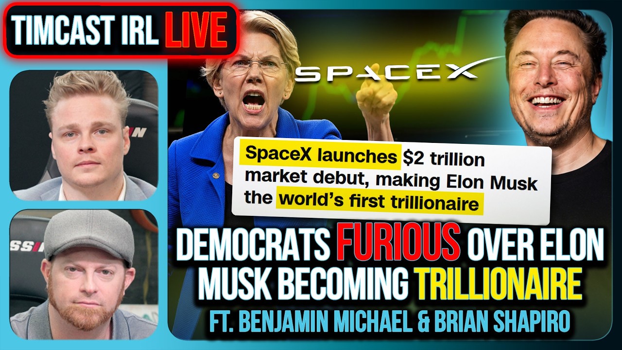 Democrats FURIOUS Over Elon Musk Becoming TRILLIONAIRE | Timcast IRL