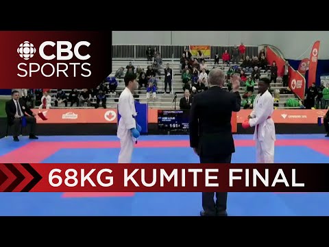 Canada Winter Games: Karate - Kumite: Men's 68KG Final - Ethan Tomusange vs Haruki Mori | CBC Sports