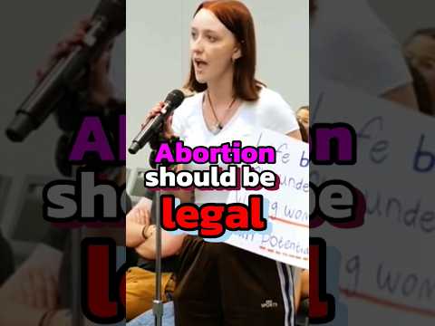 Pro-Choicer Defeated By Simple Logic - Kristan Hawkins #debate #politics