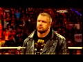 WWE WrestleMania 29 Triple H Vs Brock Lesnar Promo HD