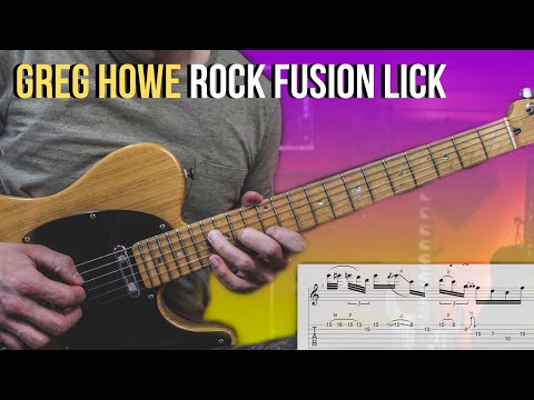 Greg Howe Rock/Fusion Lick - Lick Of The Week #7