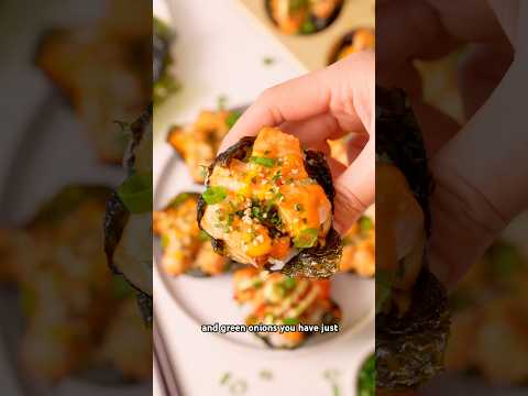 Are these the cutest Baked Salmon Sushi Cups?