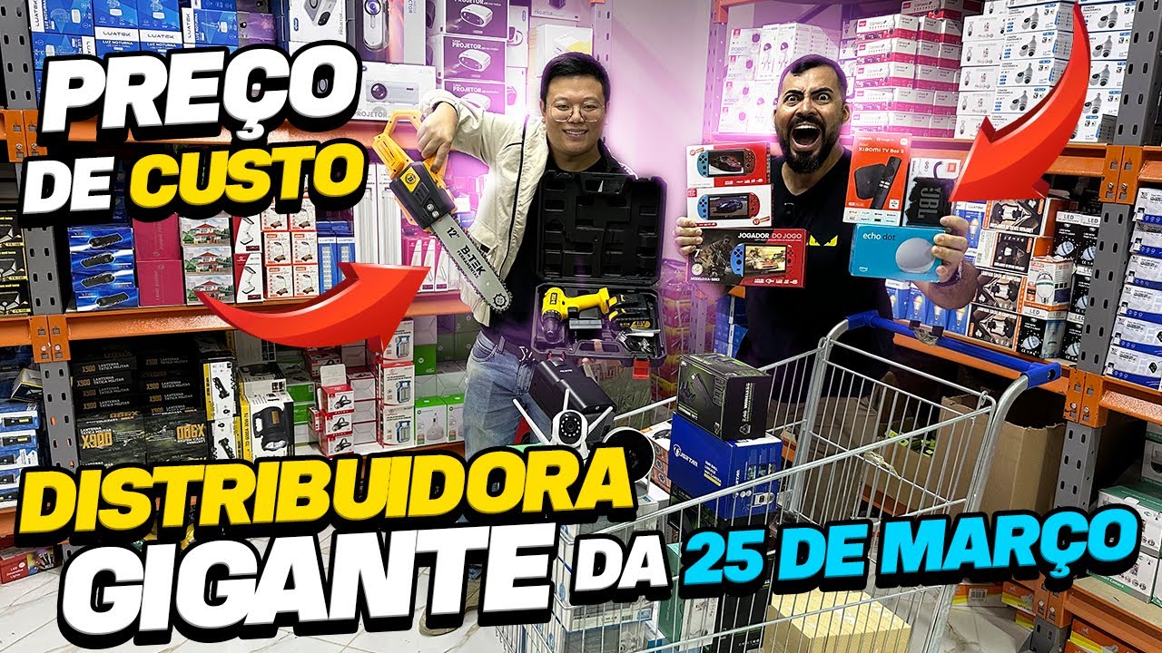 NOVIDADES NA 25 DE MARÇO PRA GANHAR DINHEIRO! DISTRIBUIDORA DE FERRAMENTAS E ELETRÔNICOS BARATINHOS