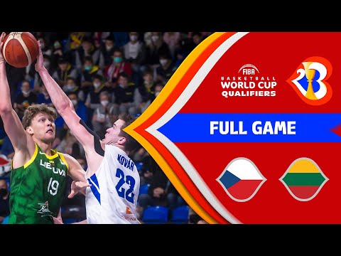 Czech Republic v Lithuania | Full Game - FIBA Basketball World Cup 2023 - European Qualifiers