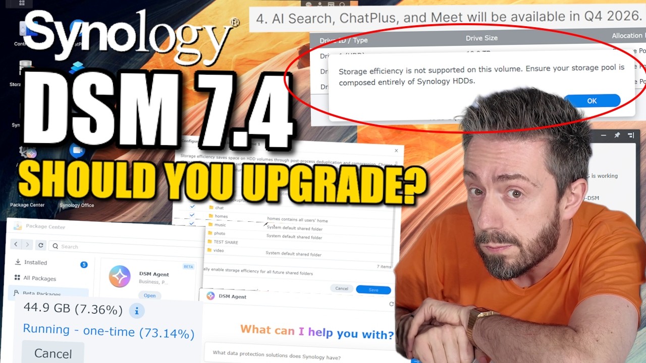 Synology DSM 7.4 Released – SHOULD YOU UPGRADE?