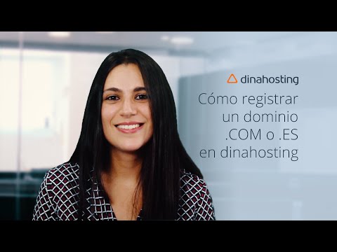 Ayuda dinahosting | Cómo registrar un dominio .COM o .ES en dinahosting