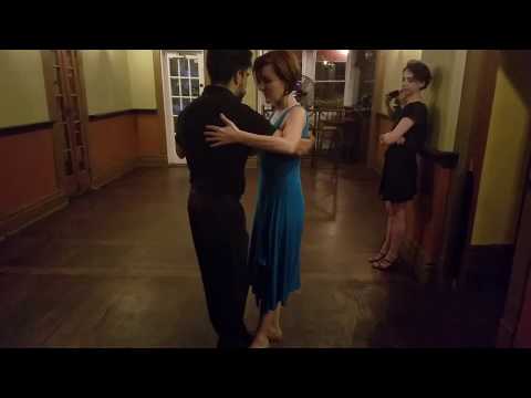 Tango with Iryna & Luis. Rebound and Elasticity in Embrace.