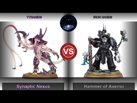 Battle Report featuring 3 Lashwhip Primes! (Synaptic Nexus vs. Hammer of Avernii)