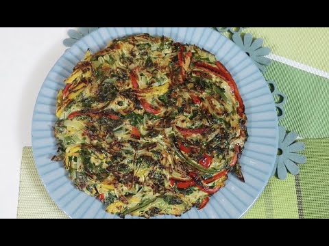 ¡¡RICA Y SANA TORTILLA DE VERDURAS!!