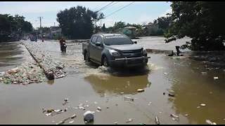 Las aguas de la presa de Tavera inundan comunidades de Montecristi