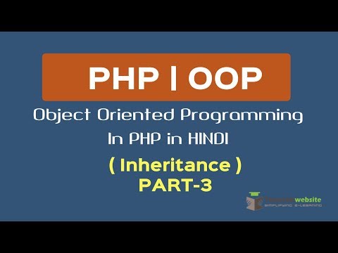 OOPS Concept in PHP in HINDI | Inheritance | Part 3