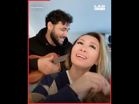 This lad constantly annoys his girlfriend with songs about her and she does NOT find them funny