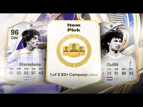 THIS IS WHAT I GOT IN MY 93+ CAMPAIGN ICON PICK! 🚀 #eafc26