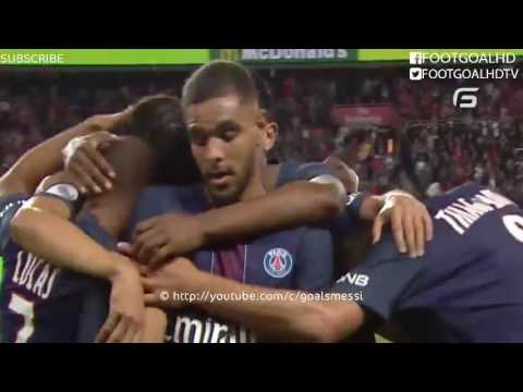 Lucas Moura Goal ~ Paris SG vs Metz (1- 0 )~ 21 8 2016 Ligue 1 2016 17
