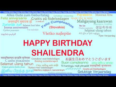 Shailendra   Languages Idiomas - Happy Birthday