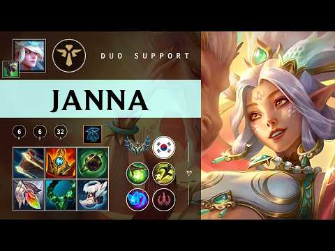 Janna Support vs Nautilus - KR Challenger Patch 26.03