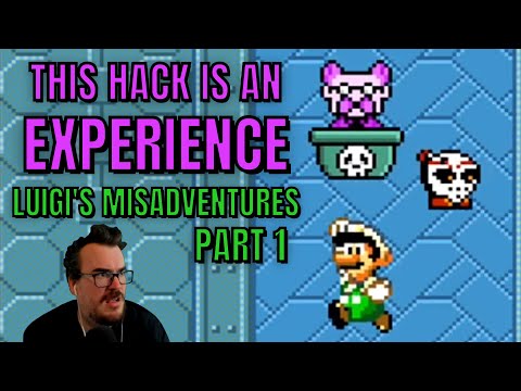A new JUMP-like hack?! Barb Plays SMW Hack "Luigi's Misadventures"
