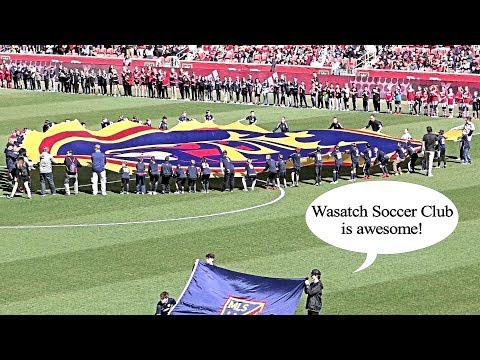 Wasatch Soccer Club at the RSL/LAFC game