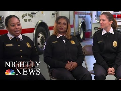 Meet America’s Only All-Female Firefighter Leadership Team | NBC Nightly News
