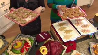 Temp-tations Floral Lace Set of 2 9 X 13 Cookie Sheets with Gabrielle Kerr