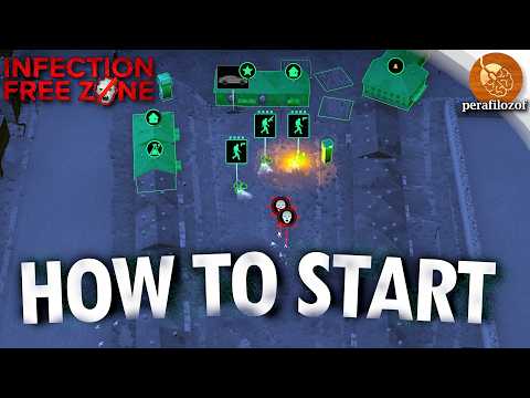 Infection Free Zone gameplay Guide on surviving combat, growing food, scavenging and building a base