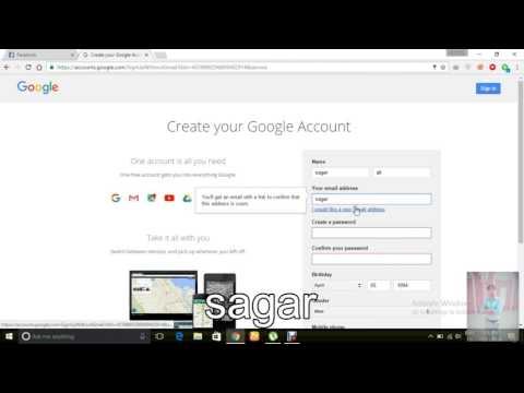 how to create gmail account for pc or laptop