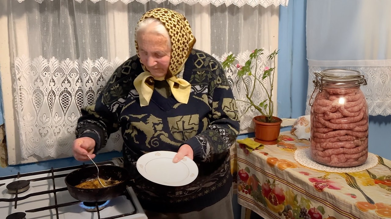 LONELY 85yo Grandma Reunites with Son | Remote CARPATHIAN Life | Ancient Traditions