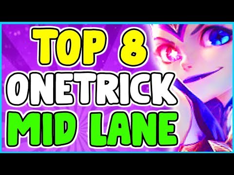 TOP 8 BEST CHAMPIONS TO ONE TRICK MID LANE League Of Legends Season 10