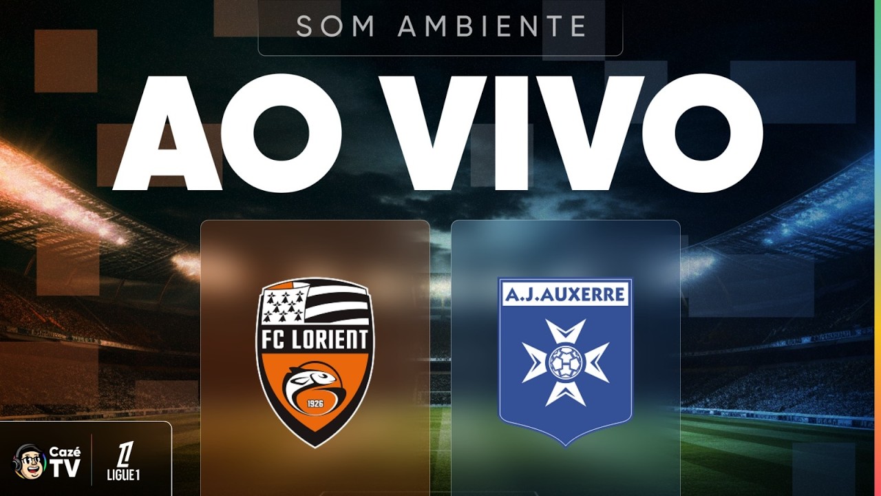 JOGO COMPLETO (SOM AMBIENTE): LORIENT X AUXERRE | LIGUE 1 2025/2026 | 24ª RODADA