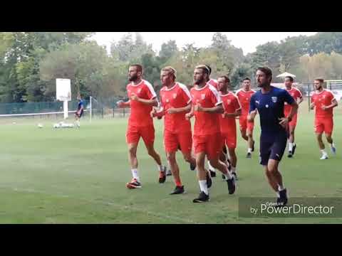 L'entrainement de Nîmes Olympique