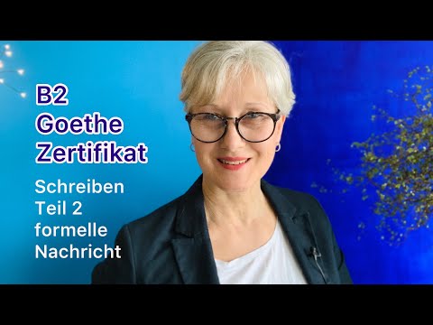 B2 Goethe | Schreiben Teil 2 | Nachricht | Lohn Praktikum | Deutsch lernen