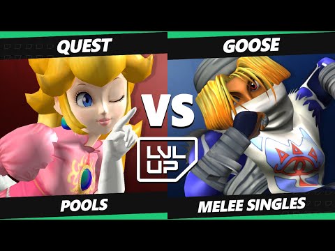 LVL UP EXPO 2023 - Quest (Peach) Vs. Goose (Sheik) SSBM Melee Tournament