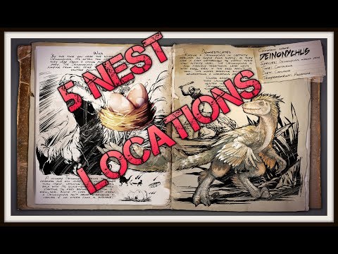 Deinonychus Nest Locations Valguero Steam Community :: Video :: Ark Valguero | Five Deinonychus Nest Locations