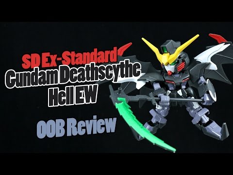 Modellino Gundam Bandai Hobby SD EX-Standard – Gundam Deathscythe Hell EW Da Endless Waltz, Action Figure Da 20 Cm, Multicolore, Kit Di Montaggio Con Runner E Adesivi