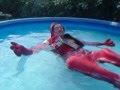 DSCF0259 AVI BIG LOBSTER SPOTTED IN ST CATHARINES SWIMMING POOL