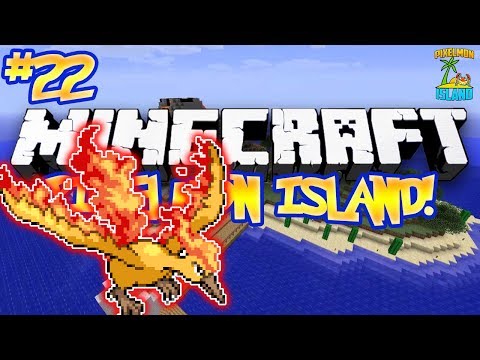 "CATCHING MOLTRES!" - PIXELMON ISLAND ADVENTURE! (Minecraft Pokemon Mod) - #22