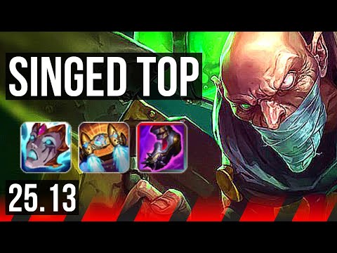 SINGED vs MALPHITE (TOP) | 47k DMG, 15/6/16, Dominating | EUW Diamond | 25.13