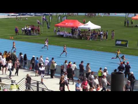 2016 SUBWAY STATE RELAY CHAMPIONSHIPS: GIRLS U13 4X200M FINAL // LAVicTV