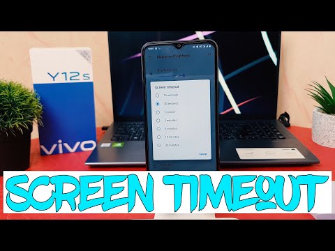 How to Change Display Timeout in Vivo Y12s