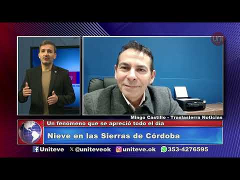 Nieve en las Sierras de Córdoba