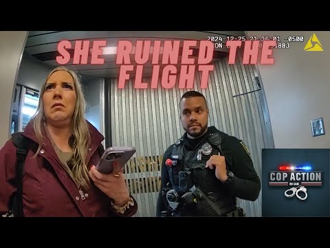 Entitled Woman Harasses Man Mid-Flight — Charged at the Gate
