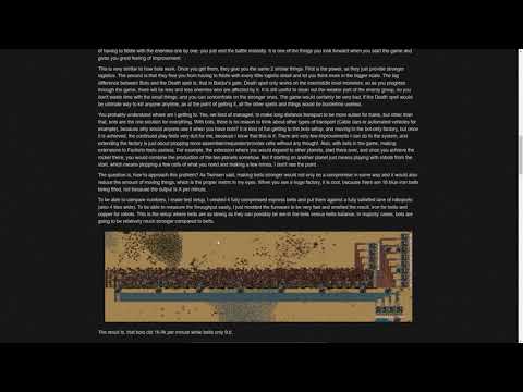 FFF #225 (Belts vs Bots Part 2 & New Splitter Options) - Factorio Friday Facts Discussion